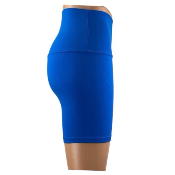 Lululemon Women's Blue Low Rise Yoga Workout Gym Athletic Biker Shorts Size 6 - Picture 2 of 4